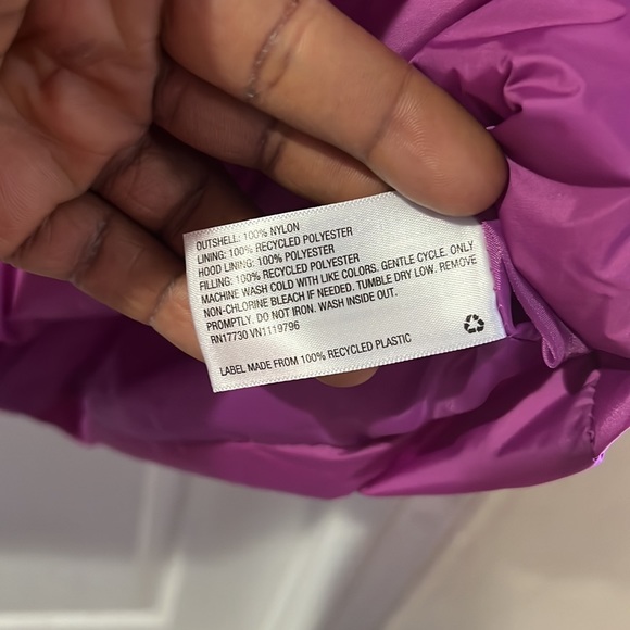 NWT a new day Water Resistant long Puffer Jacket with two pockets and Hoodie - Picture 5 of 11